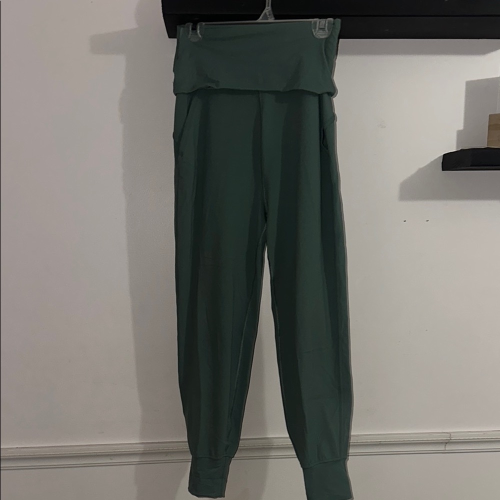 lululemon athletica Green Jogger Track Pants